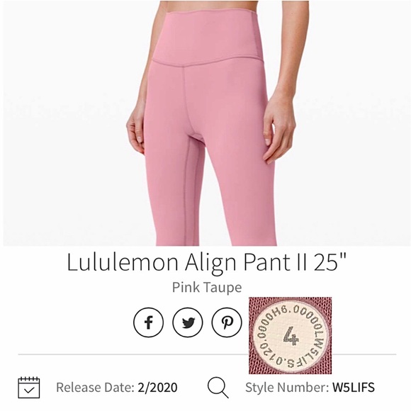 ❗️SOLD❗️NWT Lululemon Align 25” - Picture 10 of 12